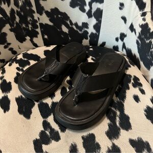 UO Black Womens Sandals